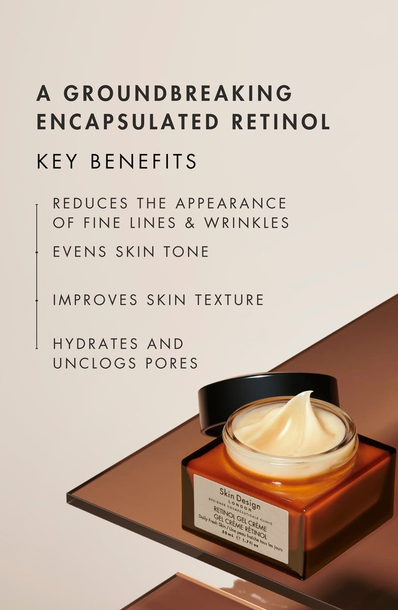 Skin Design London Retinol Gel Crème, Alternate, color,