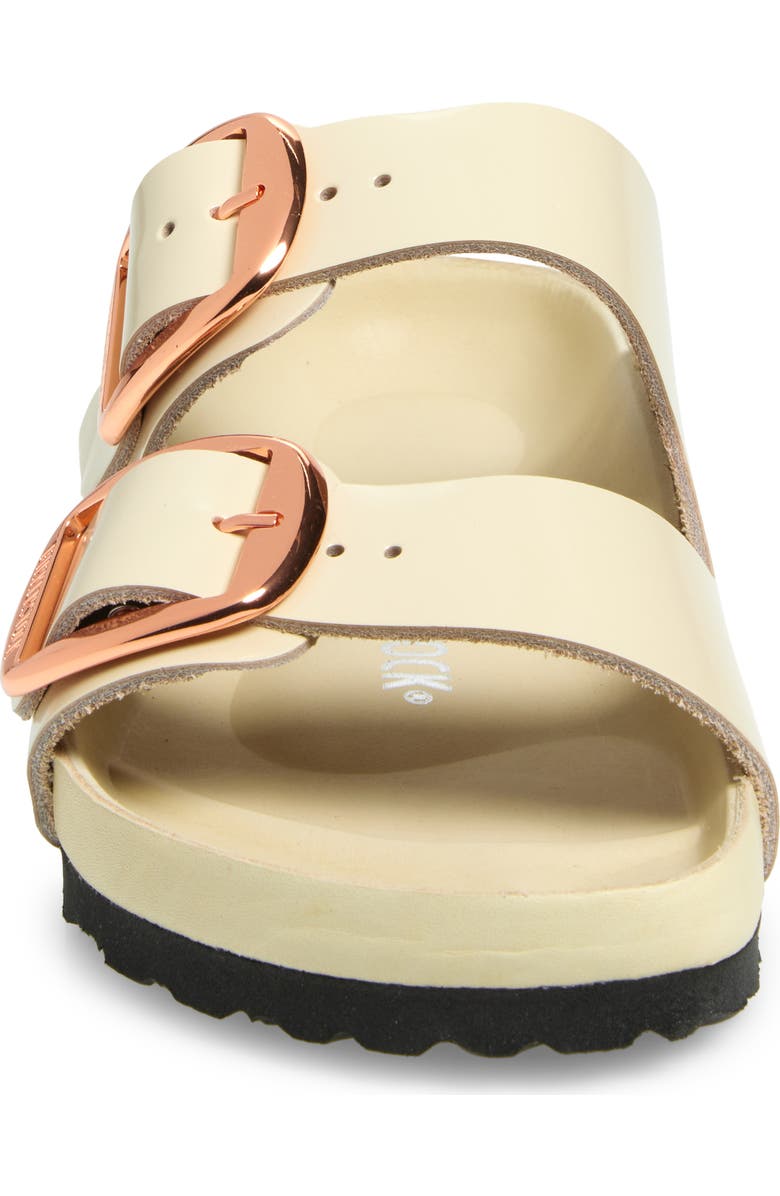 Birkenstock Arizona Exquisite Big Buckle Sandal, Alternate, color, Ecru