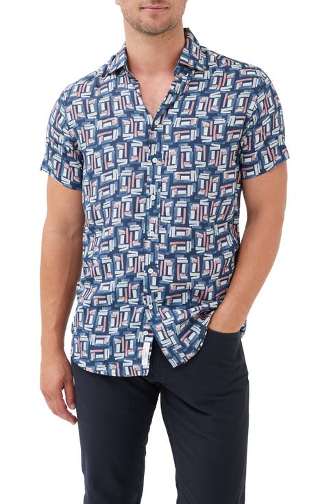 Glen Murray Short Sleeve Button-Up Shirt