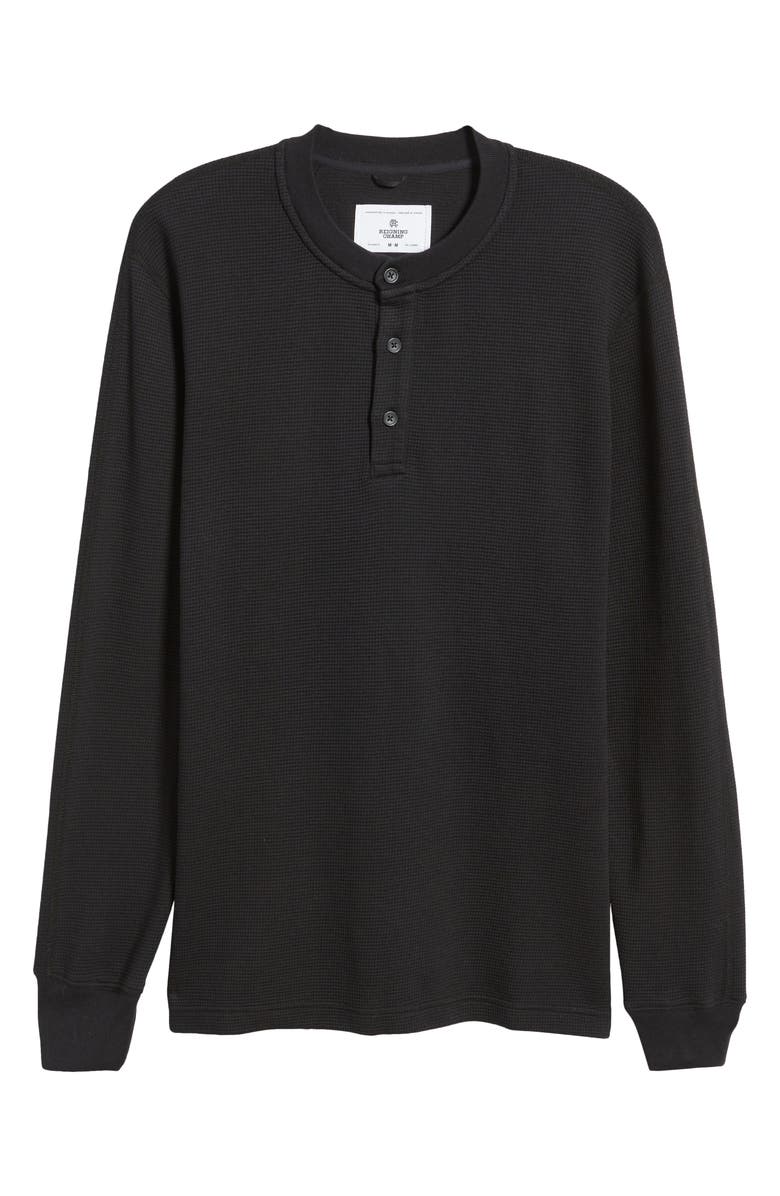 Reigning Champ Lightweight Waffle Henley, Alternate, color,