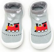 Komuello Toddler Boy Sock Shoes - Train