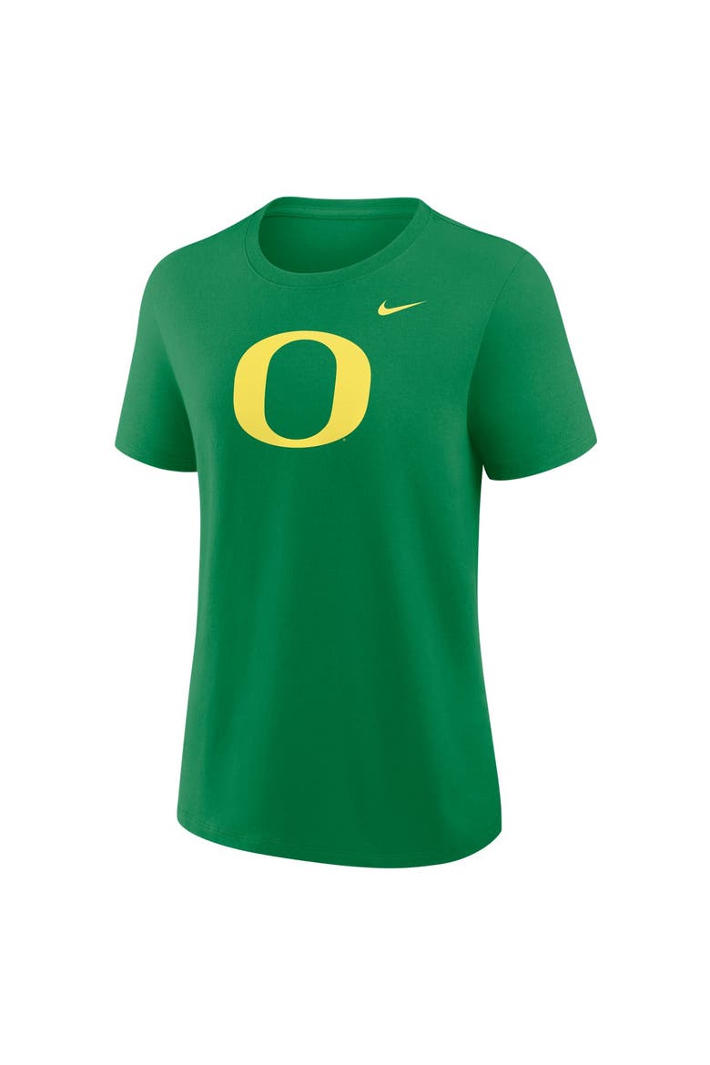 Women's Nike Green Oregon Ducks Primary Logo T-Shirt, Alternate, color, Green