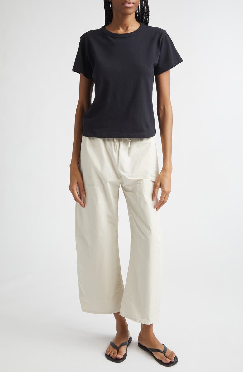 LESET The Margo Crop Tee, Alternate, color, Black