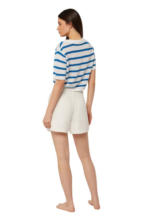 Onia Shorts Aus Einer Leinenmischung In White