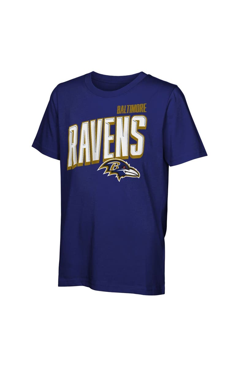 Outerstuff Youth Outerstuff Baltimore Ravens The Mix Combo T-Shirt Set, Alternate, color, Purple