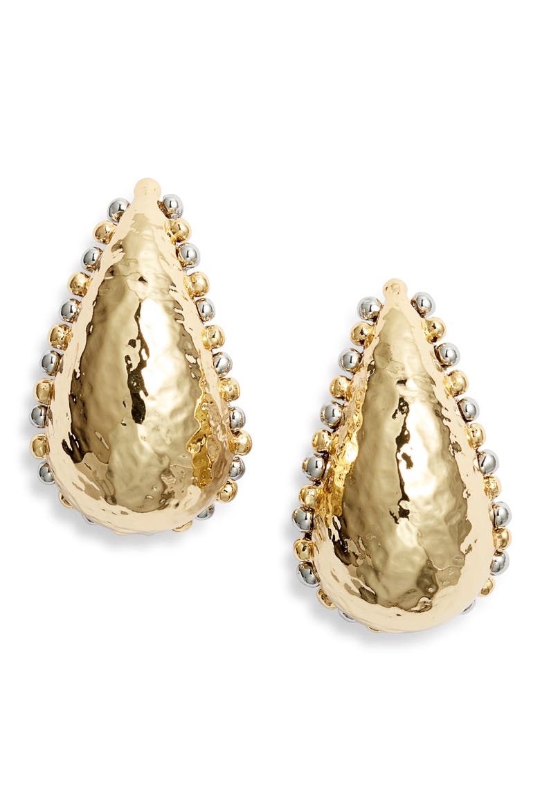 Teardrop Earrings, Main, color, GOLD
