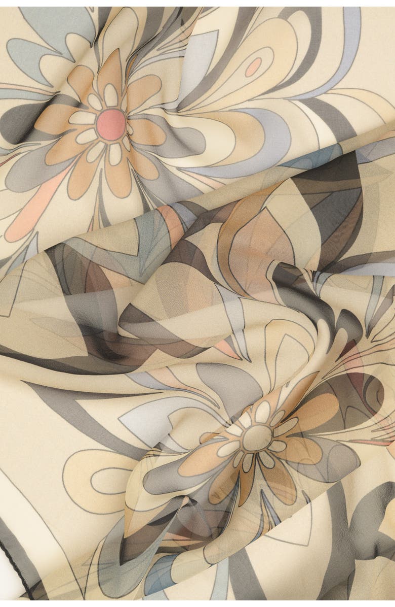 Elizabetta Liana - Long Silk Scarf for Women, Alternate, color, Tan