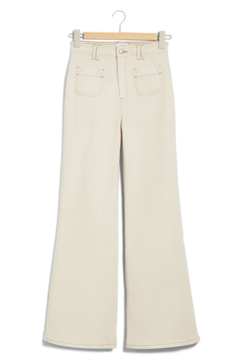 & Other Stories High Waist Flare Jeans, Alternate, color, 