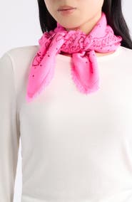 Nordstrom Wool & Cashmere Fringe Bandana