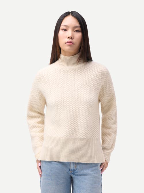 Gobi Cashmere High-neck Knitted Sweater In Animal Print