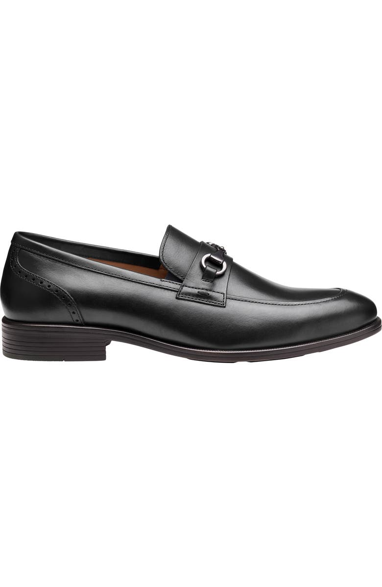 Johnston & Murphy Reeve Bit Loafer, Alternate, color, Black Full Grain