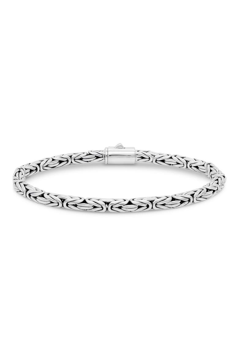 Sterling Silver Chain Bracelet, Alternate, color, SILVER