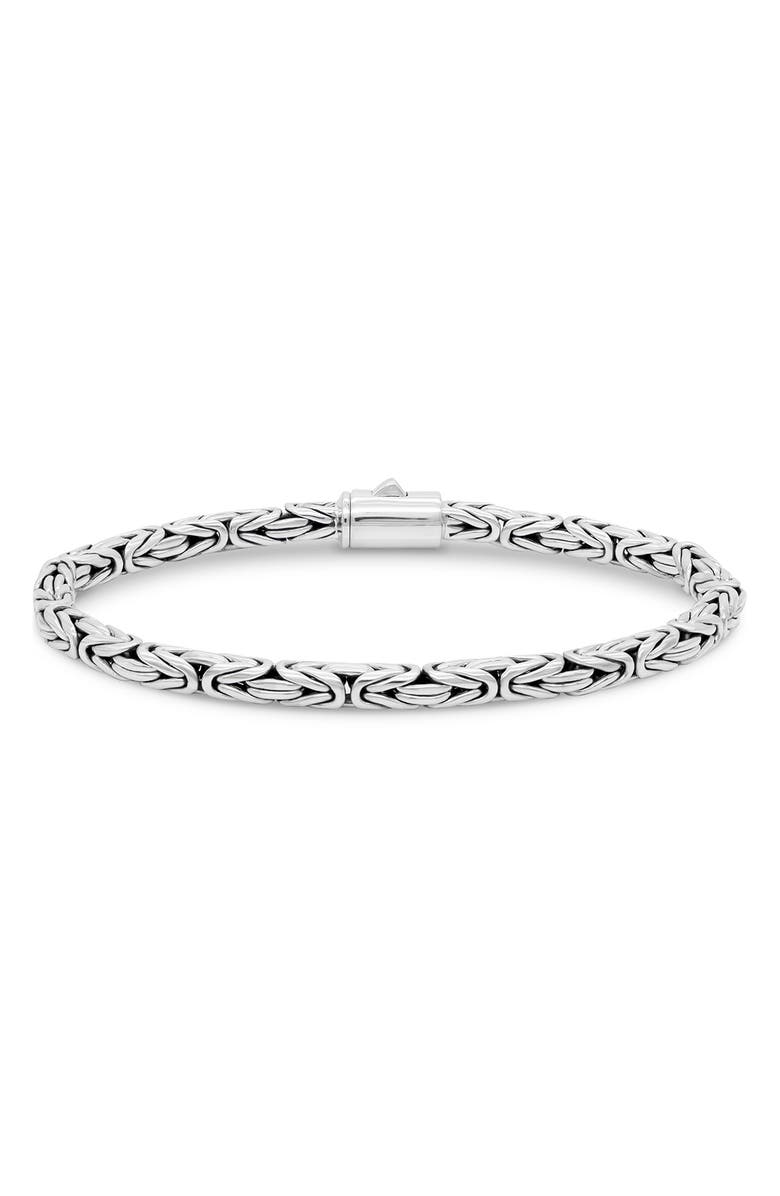 DEVATA Sterling Silver Chain Bracelet, Alternate, color,
