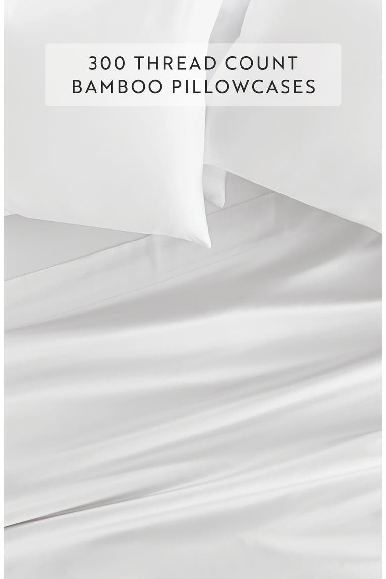 Set of 2 Pillowcases, Alternate, color, WHITE