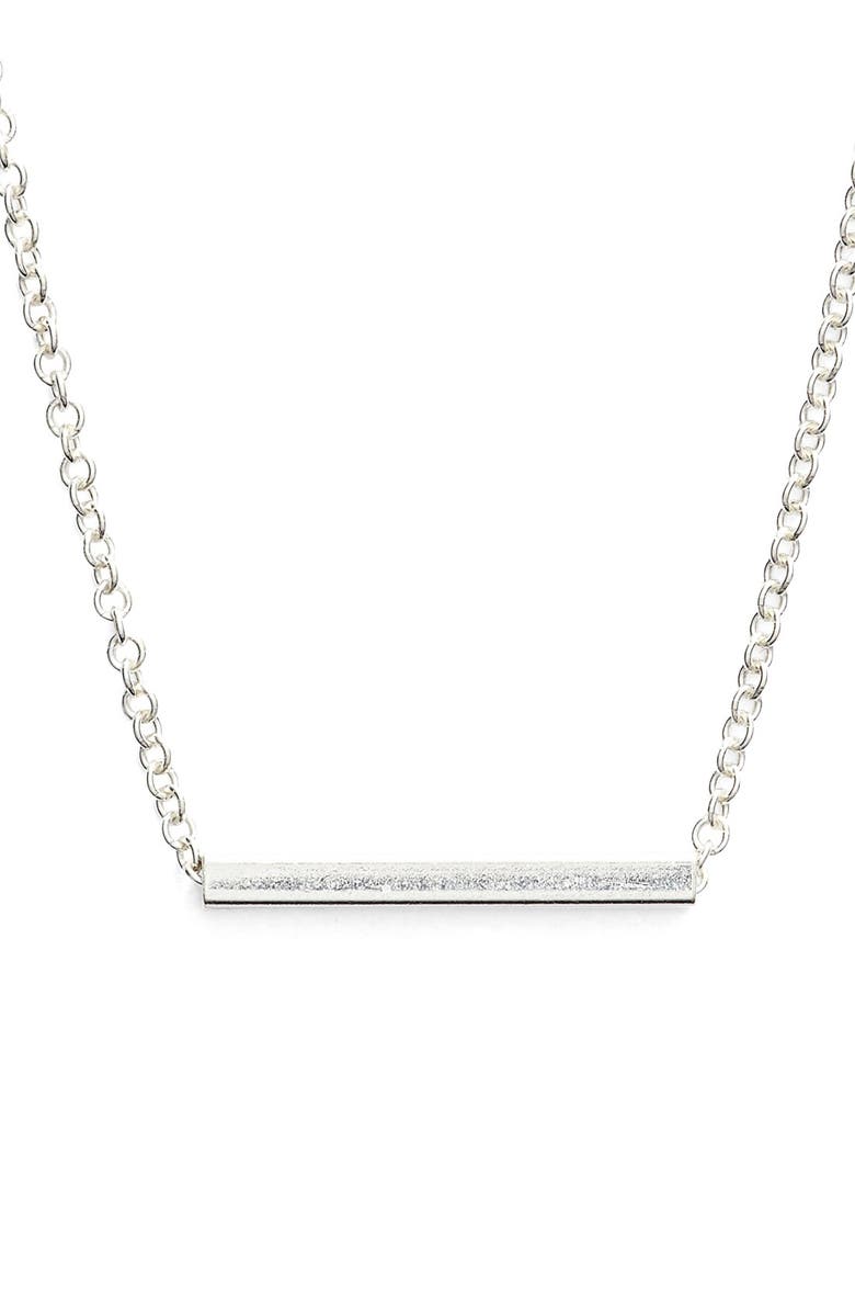 Dogeared 'Balance' Bar Pendant Necklace, Alternate, color,