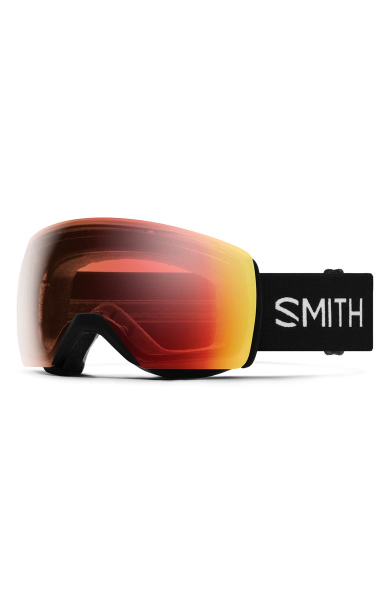 Smith Skyline XL ChromaPop Snow Goggles, Main, color, Black / Photochromic Red