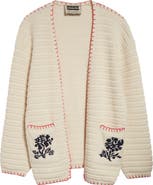 EENK Floral Jacquard Cotton
Wool Cardigan