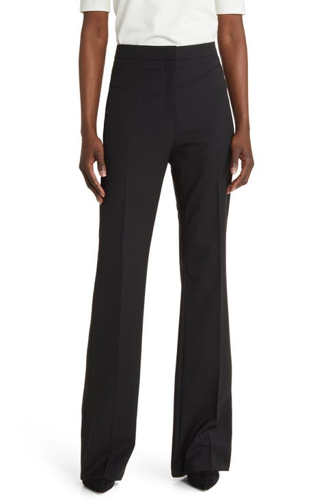BOSS Tuleah Wool Flare Pants (Petite)