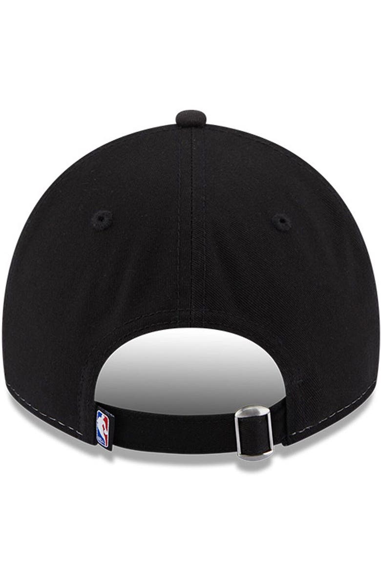 New Era Men's New Era  White/Black Brooklyn Nets Back Half 9TWENTY Adjustable Hat, Alternate, color, 