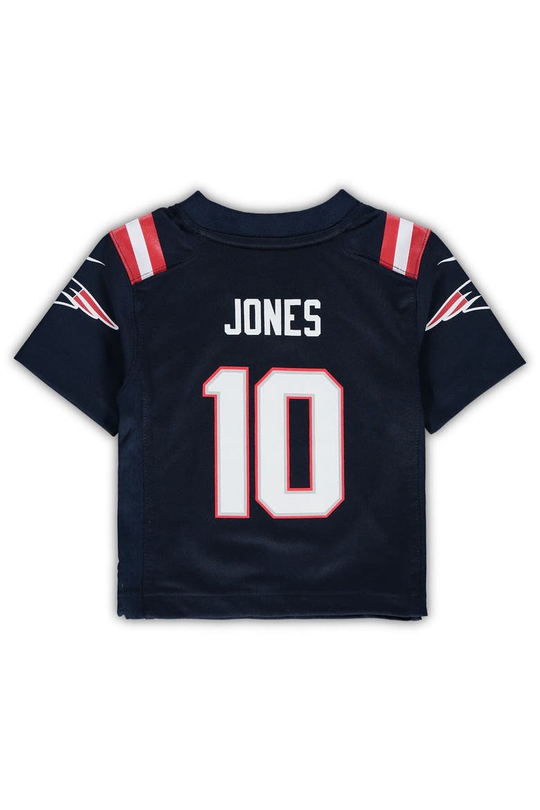 Toddler Nike Mac Jones Navy New England Patriots Game Jersey, Alternate, color, Navy