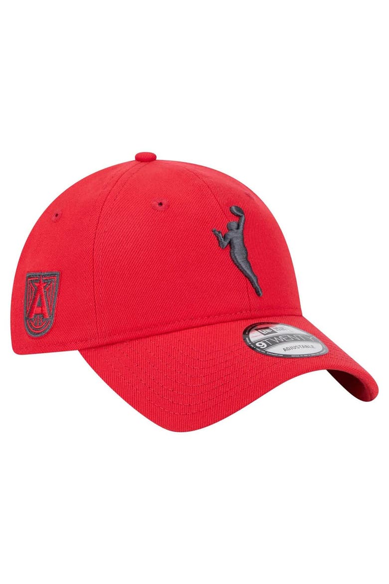 Men's New Era Red Atlanta Dream 9TWENTY Adjustable Hat, Main, color, Red