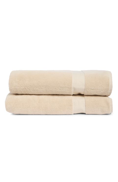 Organic Hydrocotton Set of 2 Bath Sheets
