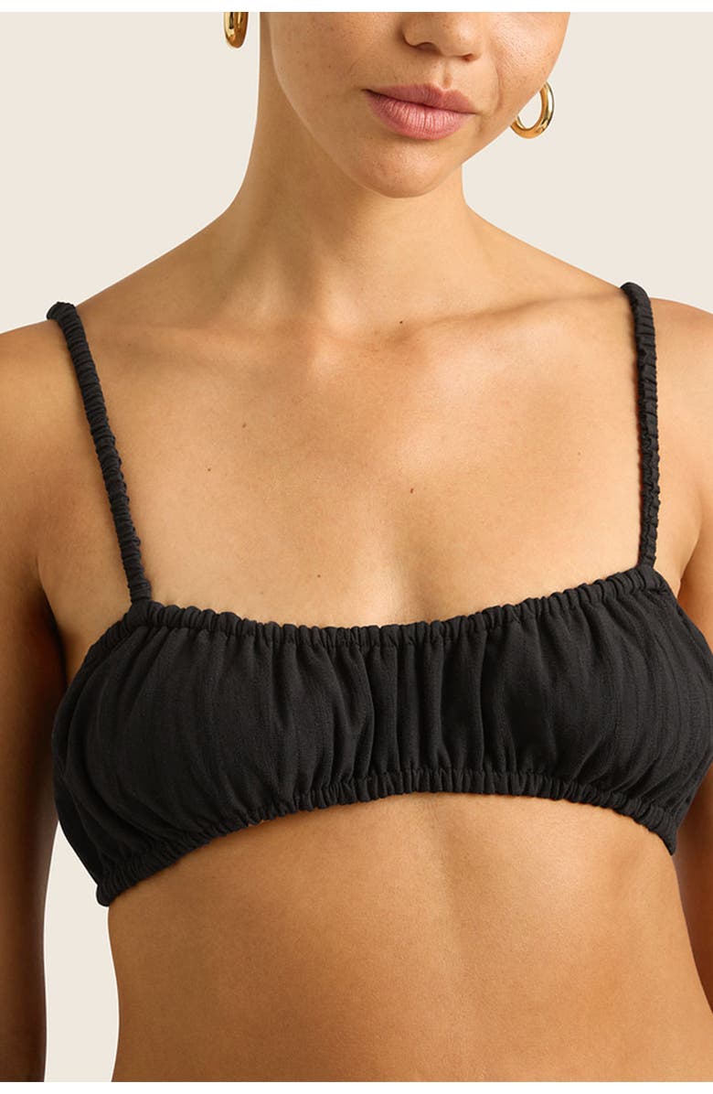 HOPE AND MAY Nia Cotton Linen Crop Top, Alternate, color, 