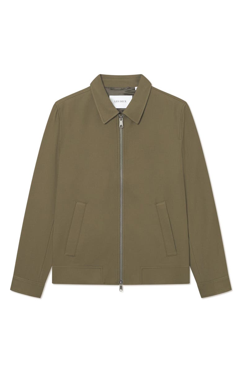 Les Deux Como Coach's Jacket, Alternate, color, Military Olive