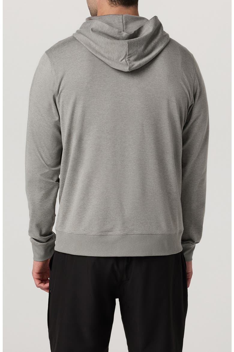 Ponto Performance Zip Hoodie, Alternate, color, DRIFTWOOD HEATHER