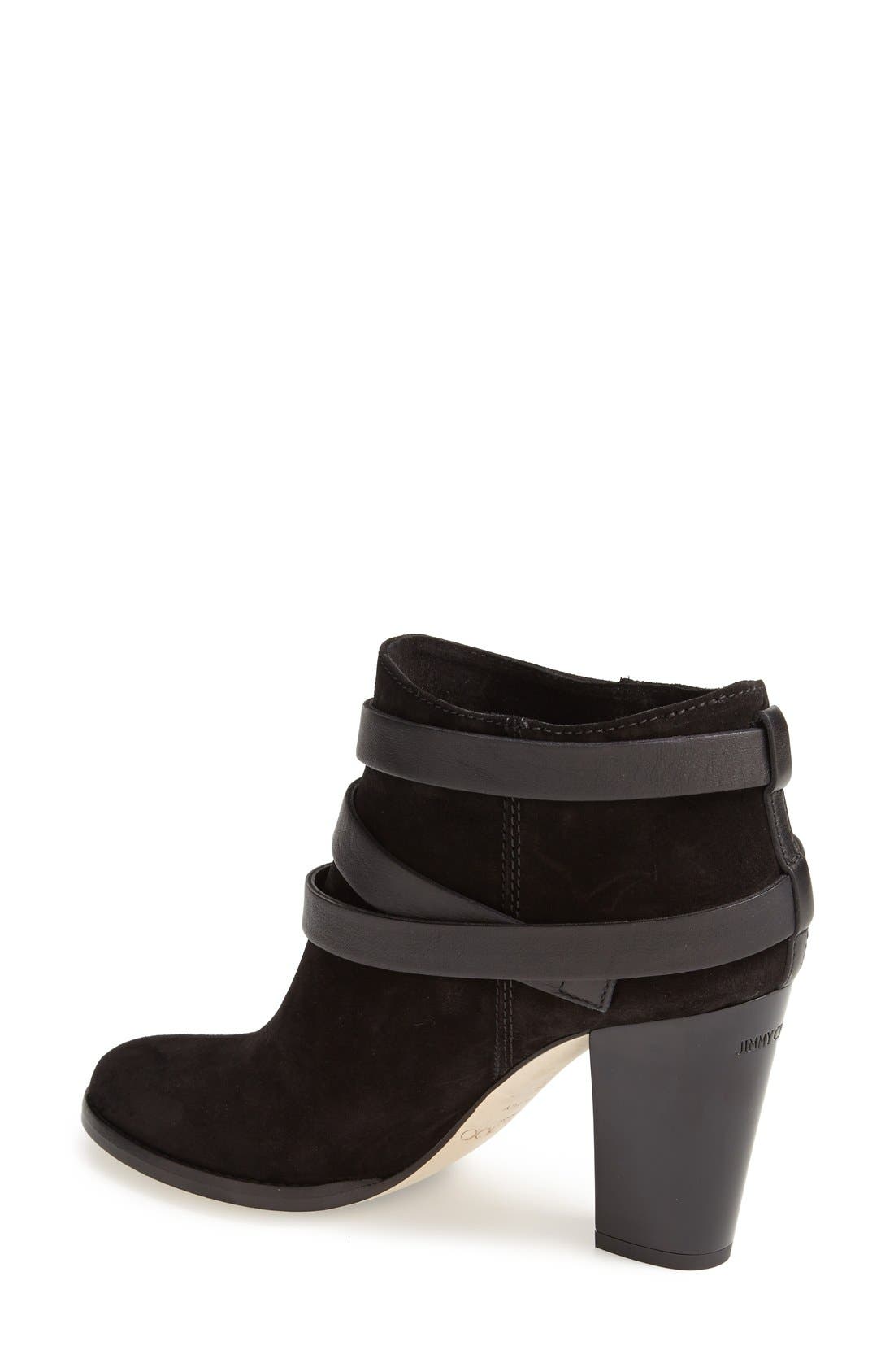 'Melba' Bootie, Alternate, color, BLACK