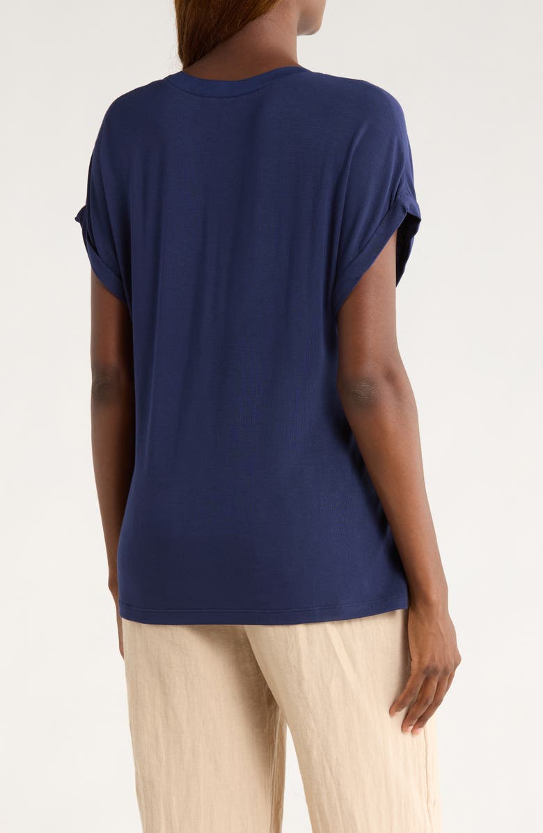 Tommy Bahama Kauai Split Neck Top, Alternate, color, Coastline