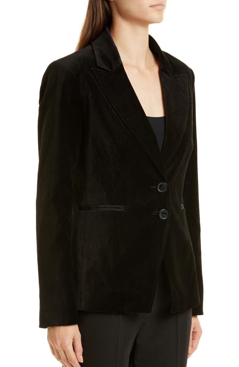 PAIGE Chelsee Velvet Blazer, Alternate, color, 