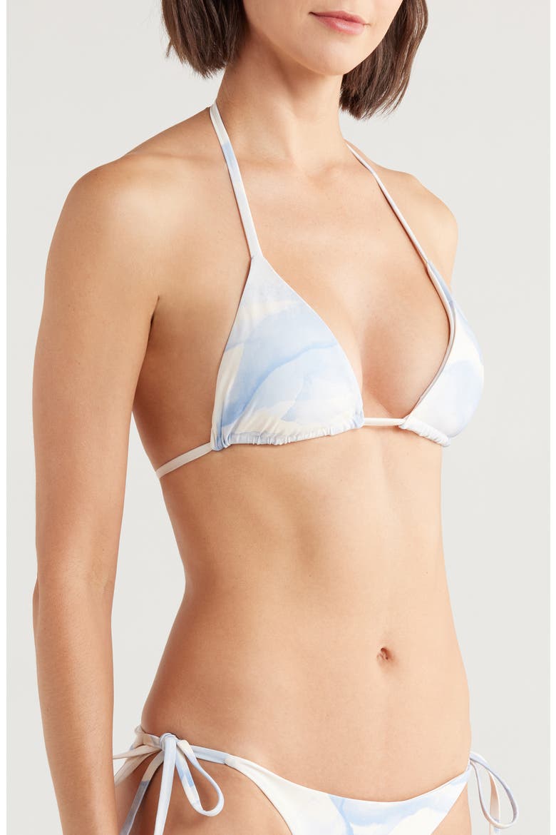 Naos Triangle Bikini Top, Alternate, color, BLOSSOM