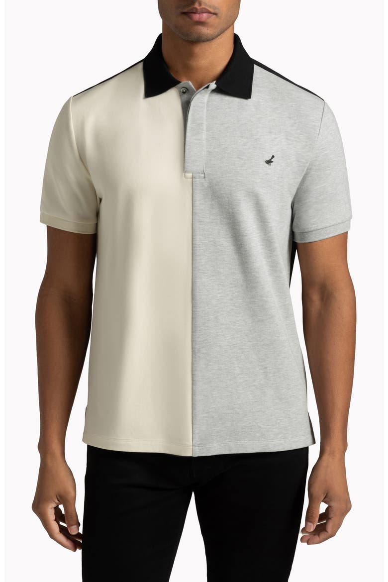 Eclipse Supima® Cotton Blend Polo, Main, color, WHITE MULTI
