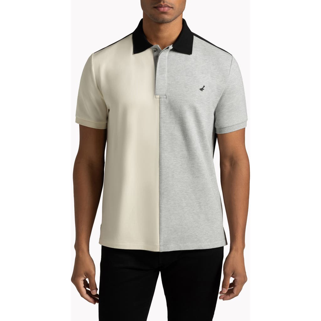 Hypernatural Eclipse Supima® Cotton Blend Polo in White Multi  product