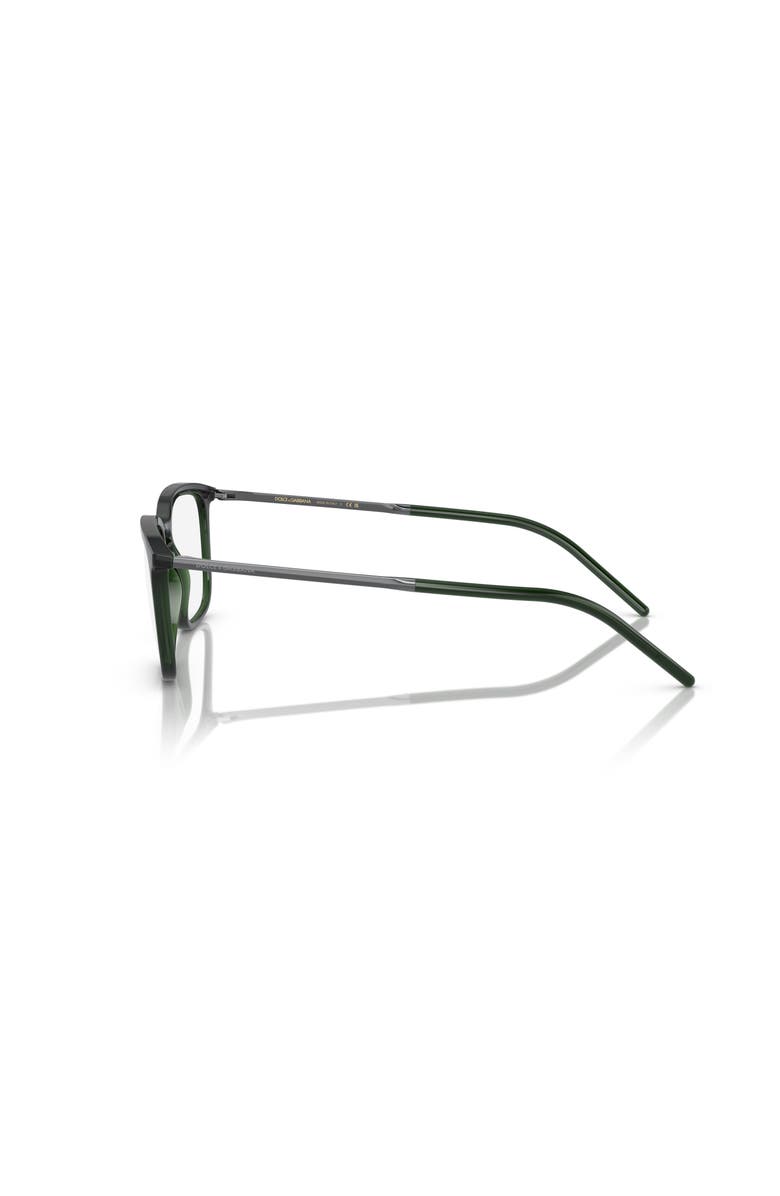 Dolce&Gabbana 54mm Square optical glasses, Alternate, color, Green