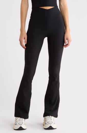 Madison Chill Tech Rib Crossover High Waist Flare Leggings