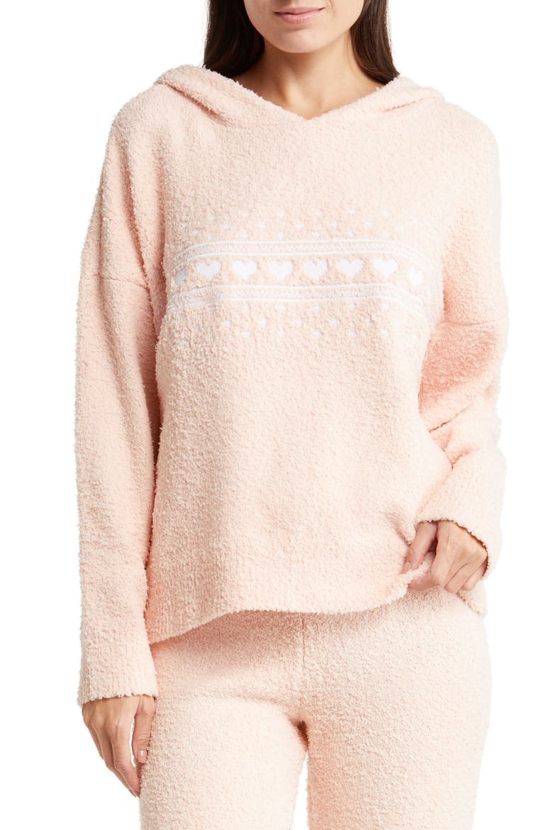 Intimates Snow Angel Sweater Hoodie, Main, color, A LA MODE