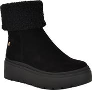 Tommy Hilfiger Peleiz Faux Shearling Cuff Platform Bootie