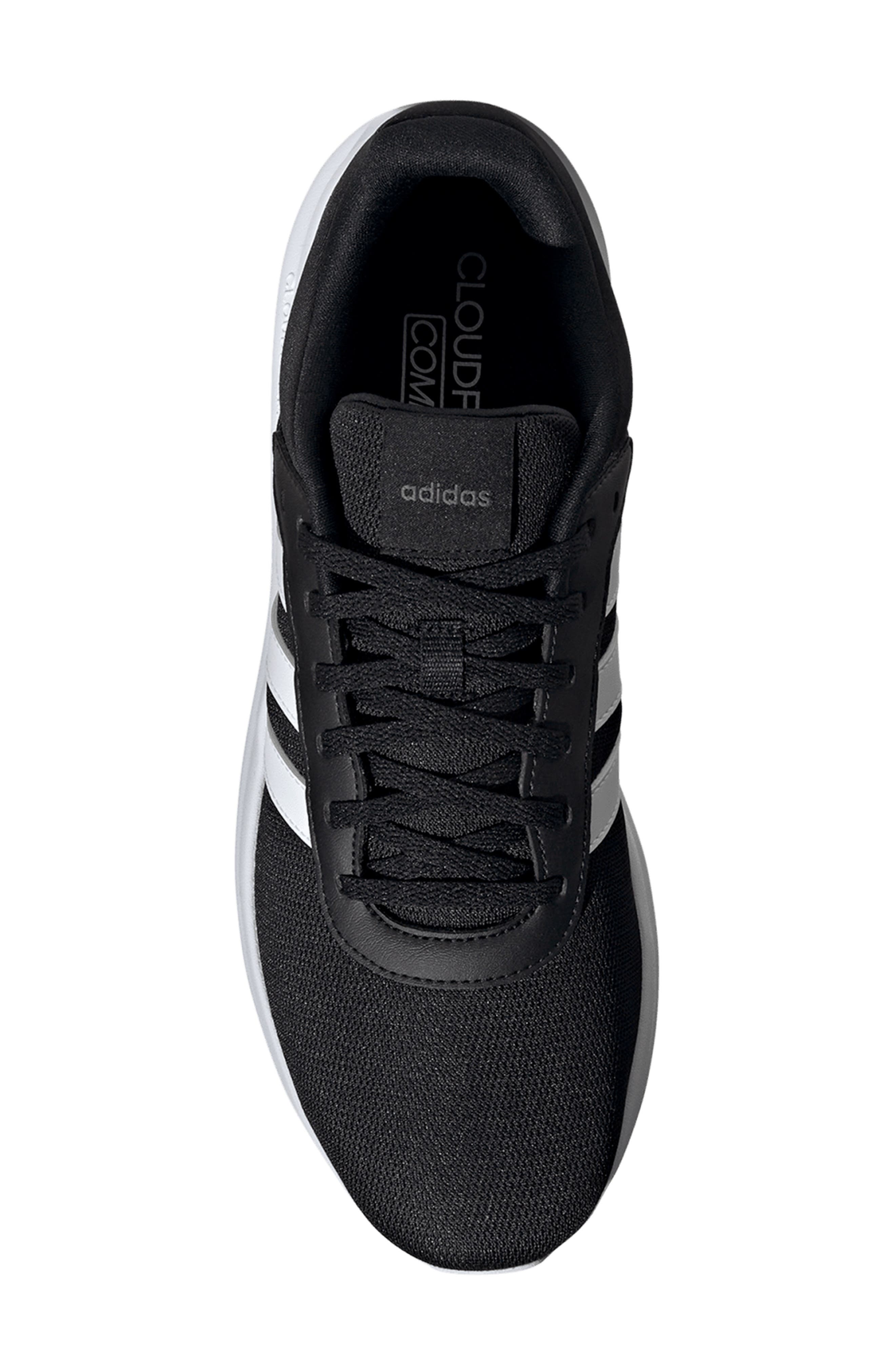 adidas Lite Racer 4.0 Sneaker, Alternate, color, Black/ White/ Grey