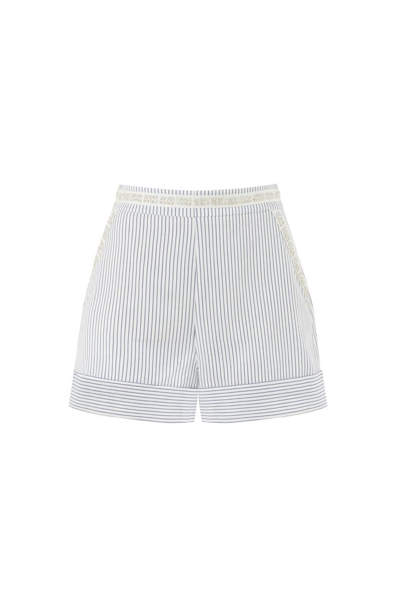 Nocturne Striped Shorts, Alternate, color, 