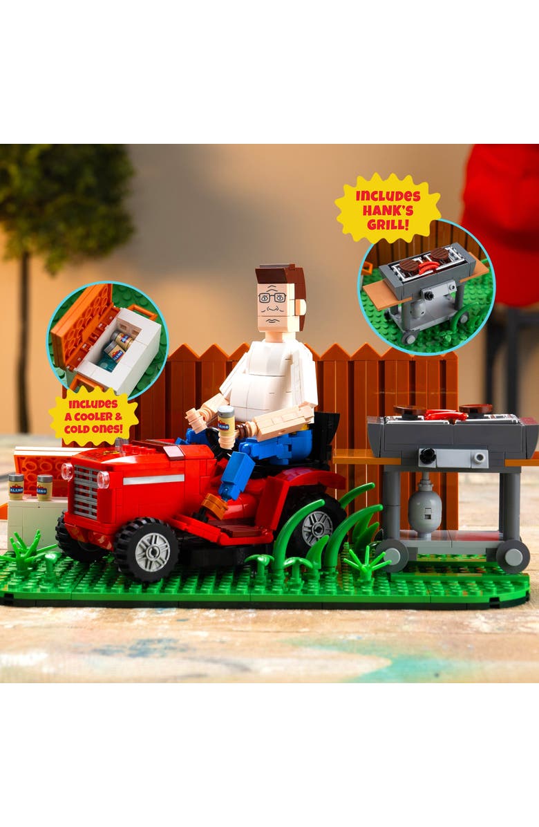 Brickcraft King of the Hill Hank Hill's Backyard Building Set, Alternate, color, NO COLOR