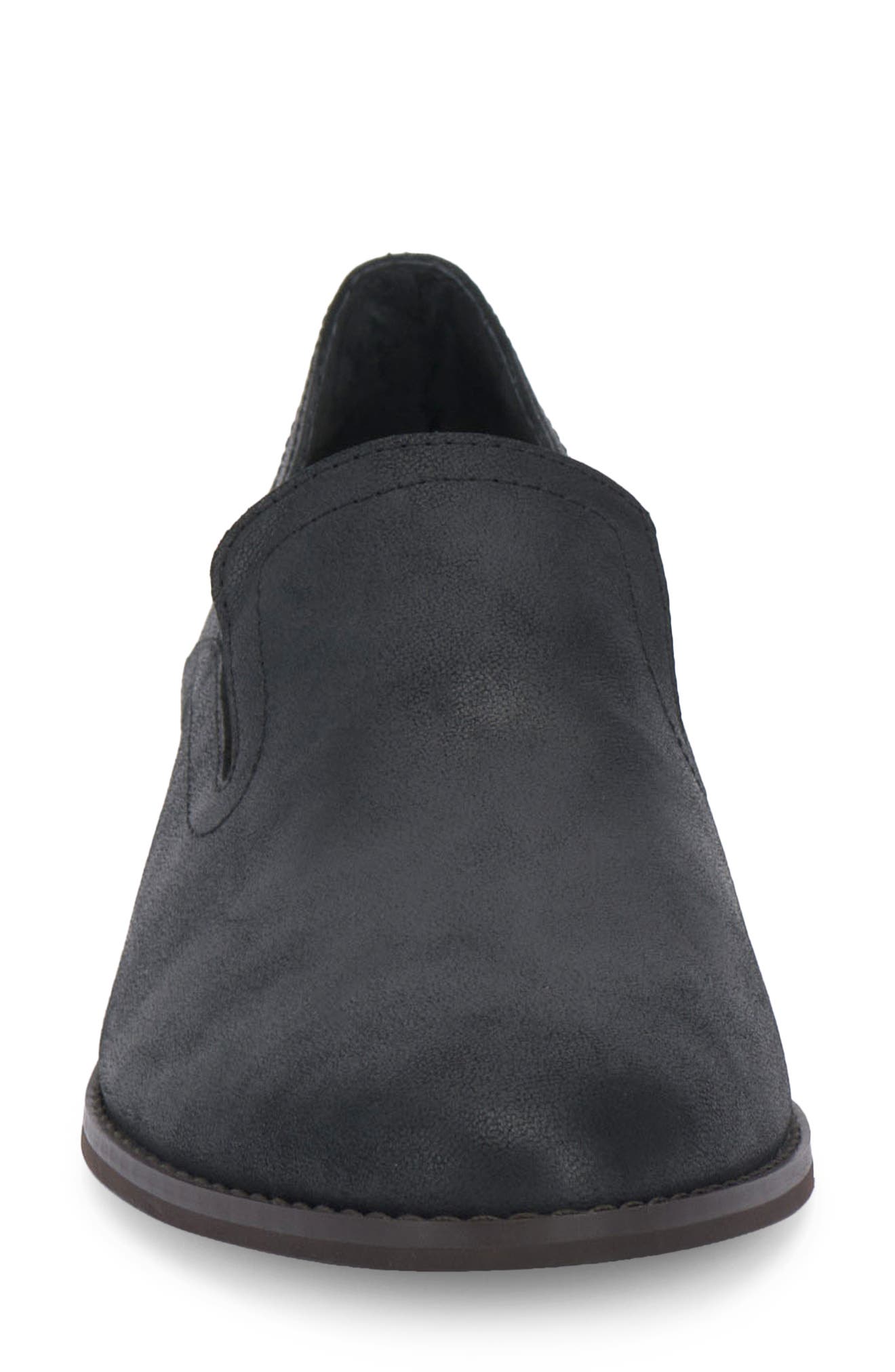 Lucky Brand Ellanzo Leather Loafer, Alternate, color, Black