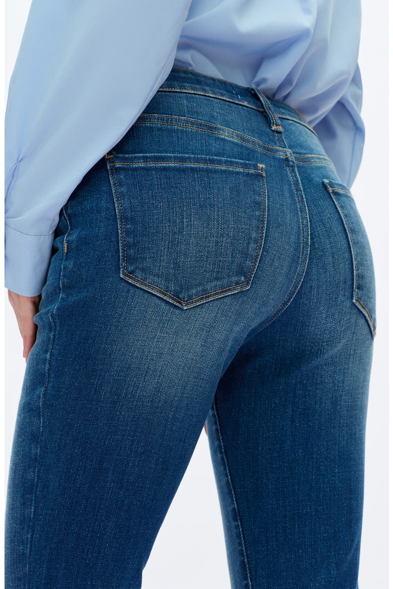 Low Rise Bootcut Jeans, Alternate, color, DARK BLUE