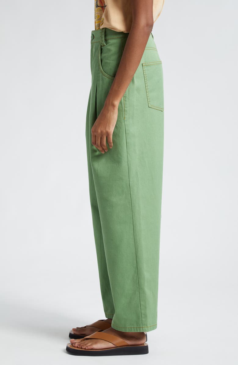 FARM Rio High Waist Pleat Wide Leg Pants, Alternate, color, 