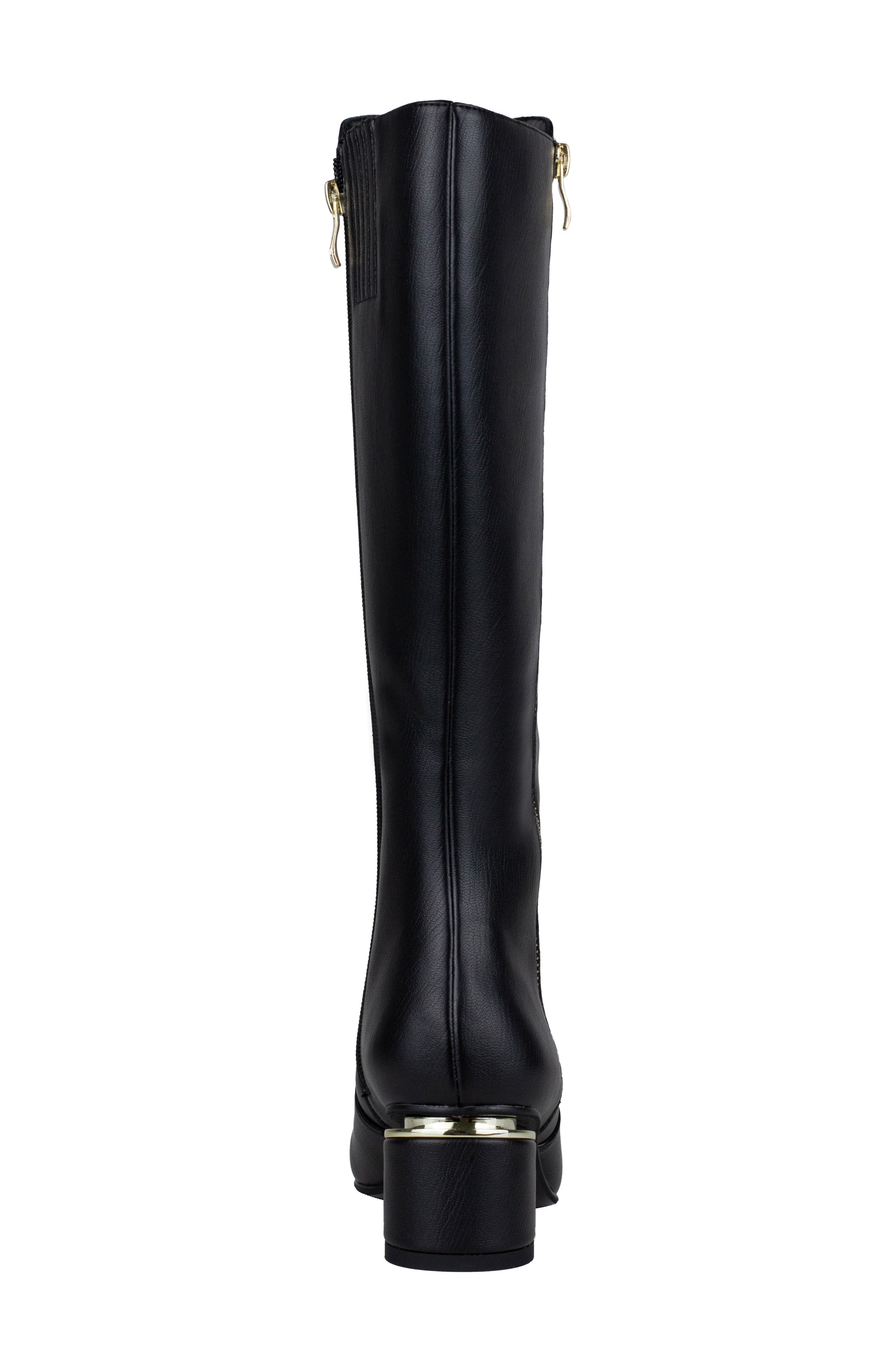 NINETY UNION Morgan Tall Wedge Boot, Alternate, color, Black