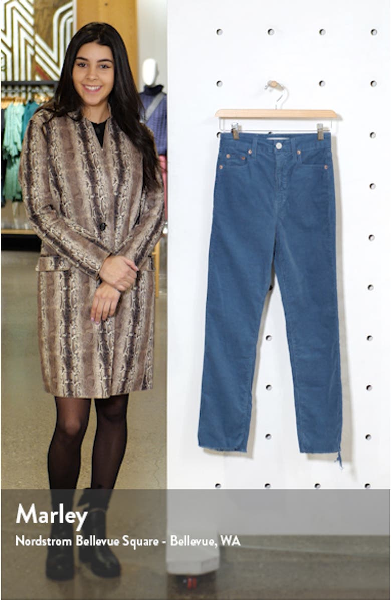 Harper High Waist Ankle Corduroy Pants, sales video thumbnail