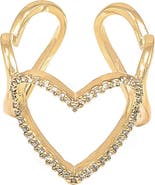 Bearfruit Jewelry 14k Gold Plated Mae Triple Heart Ring Dainty Romantic Trendy