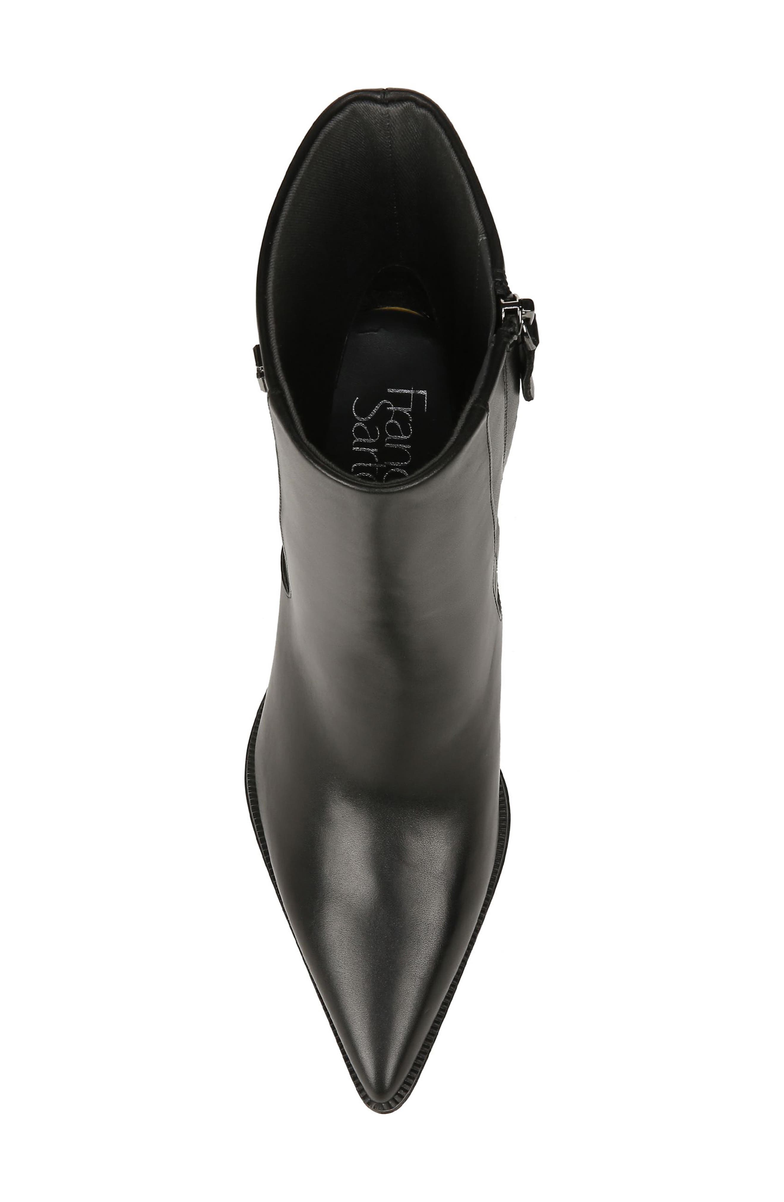 Franco Sarto Appia Pointed Toe Bootie, Alternate, color, Black