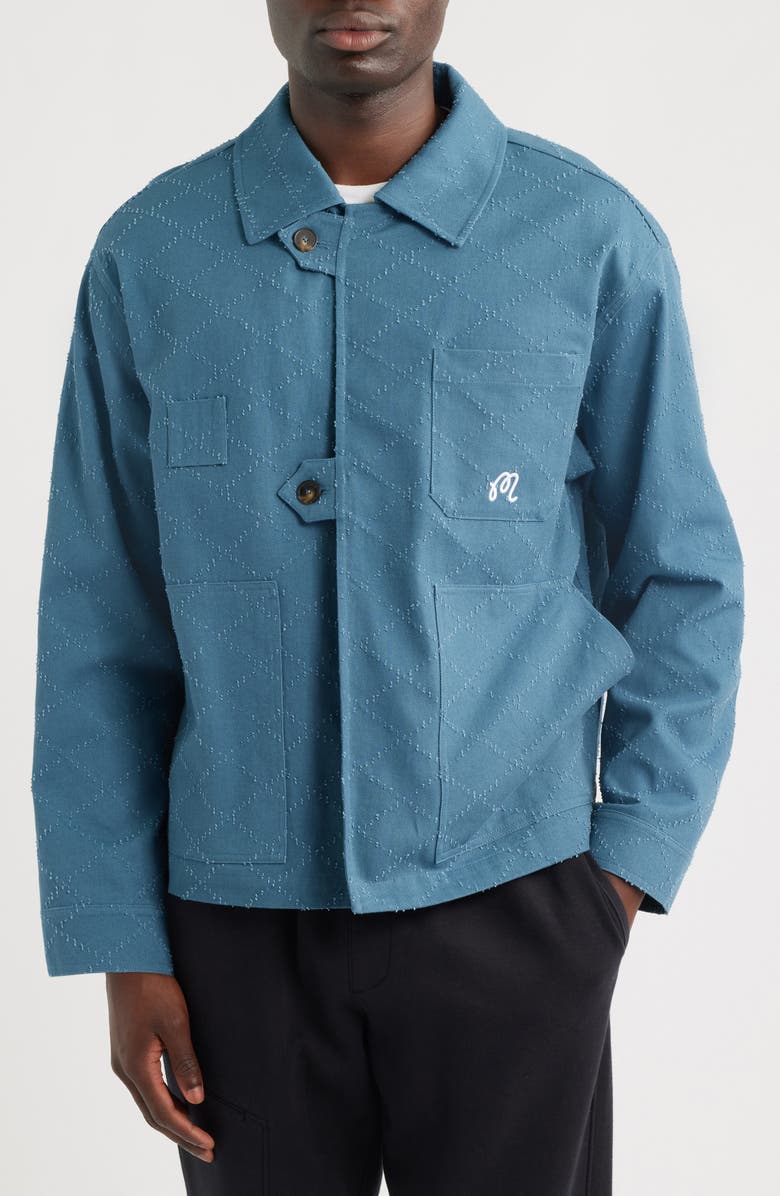 MALBON Alameda Chore Jacket, Alternate, color, Aegean Blue